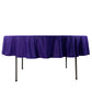 90" Purple Scuba Wrinkle Free Round Tablecloth, Scuba Polyester Tablecloth