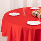 90" Red Scuba Wrinkle Free Round Tablecloth, Scuba Polyester Tablecloth