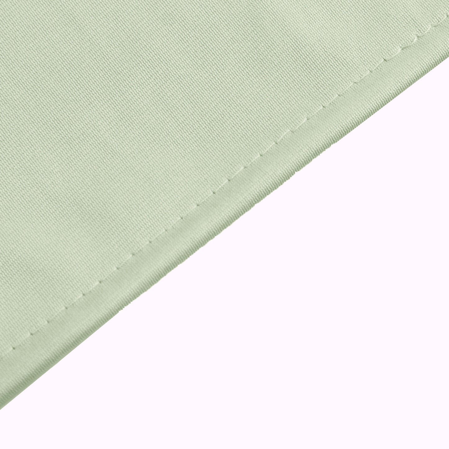 90" Sage Green Scuba Wrinkle Free Round Tablecloth, Scuba Polyester Tablecloth