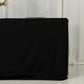 6ft Scuba Rectangular Fitted Tablecloth Black – Wrinkle-Free, Stain Resistant