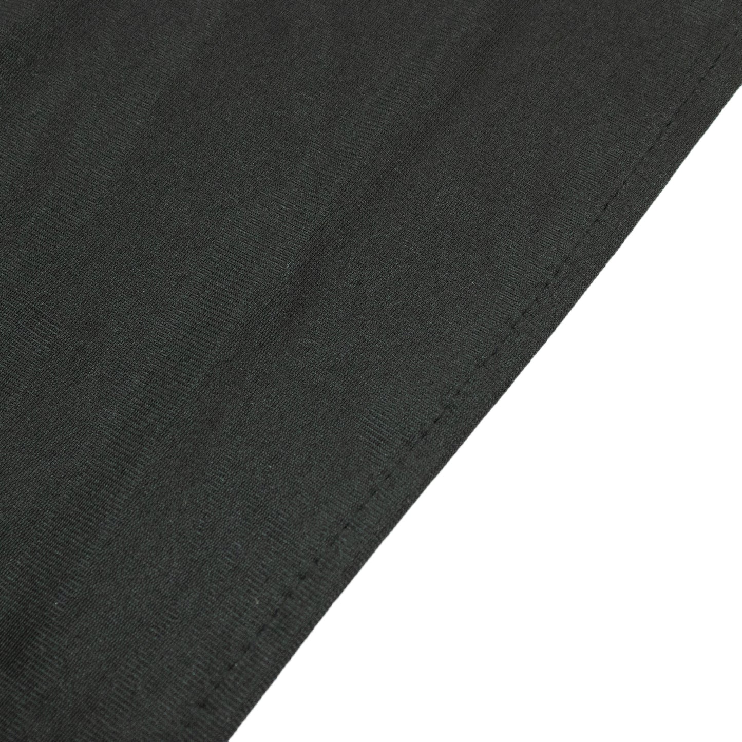 6ft Scuba Rectangular Fitted Tablecloth Black – Wrinkle-Free, Stain Resistant