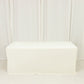 6ft Scuba Rectangular Fitted Tablecloth Ivory – Wrinkle-Free, Stain Resistant