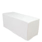 6ft Scuba Rectangular Fitted Tablecloth White – Wrinkle-Free, Stain Resistant