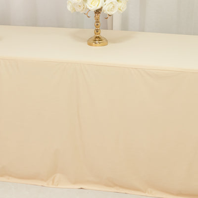 Why Choose a Scuba Polyester Wrinkle-Free Fitted Tablecloth?