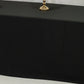 8ft Scuba Rectangular Fitted Tablecloth Black – Wrinkle-Free, Stain Resistant