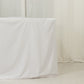 8ft Scuba Rectangular Fitted Tablecloth White – Wrinkle-Free, Stain Resistant