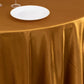 108" Shimmer Gold  Scuba Round Tablecloth, Wrinkle Free Polyester Tablecloth