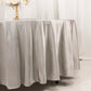108" Shimmer Silver Scuba Round Tablecloth, Wrinkle Free Polyester Tablecloth