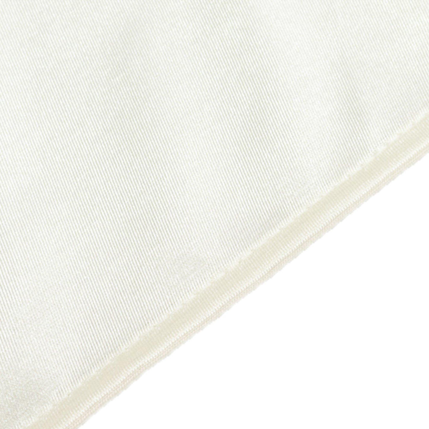 60"x102" Shimmer Pearl White Scuba Rectangle Tablecloth, Wrinkle Free Seamless Premium Polyester Table Cover