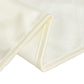 60"x102" Shimmer Pearl White Scuba Rectangle Tablecloth, Wrinkle Free Seamless Polyester Table Cover
