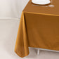 70" Shimmer Gold Scuba Square Tablecloth, Wrinkle Free Polyester Tablecloth