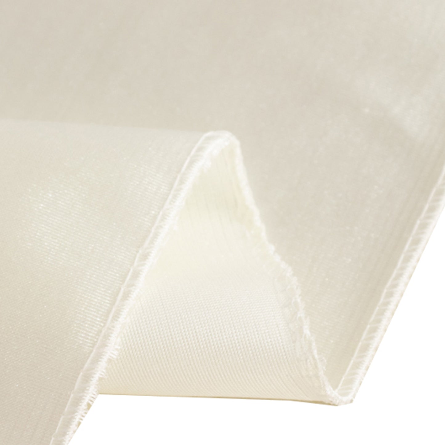 70" Shimmer Pearl White Scuba Square Tablecloth, Wrinkle Free Seamless Polyester Table Cover