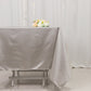 70" Shimmer Silver Scuba Square Tablecloth, Wrinkle Free Polyester Tablecloth