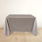 70" Shimmer Silver Scuba Square Tablecloth, Wrinkle Free Polyester Tablecloth