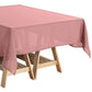Dusty Rose Polyester Square Tablecloth 54"x54"