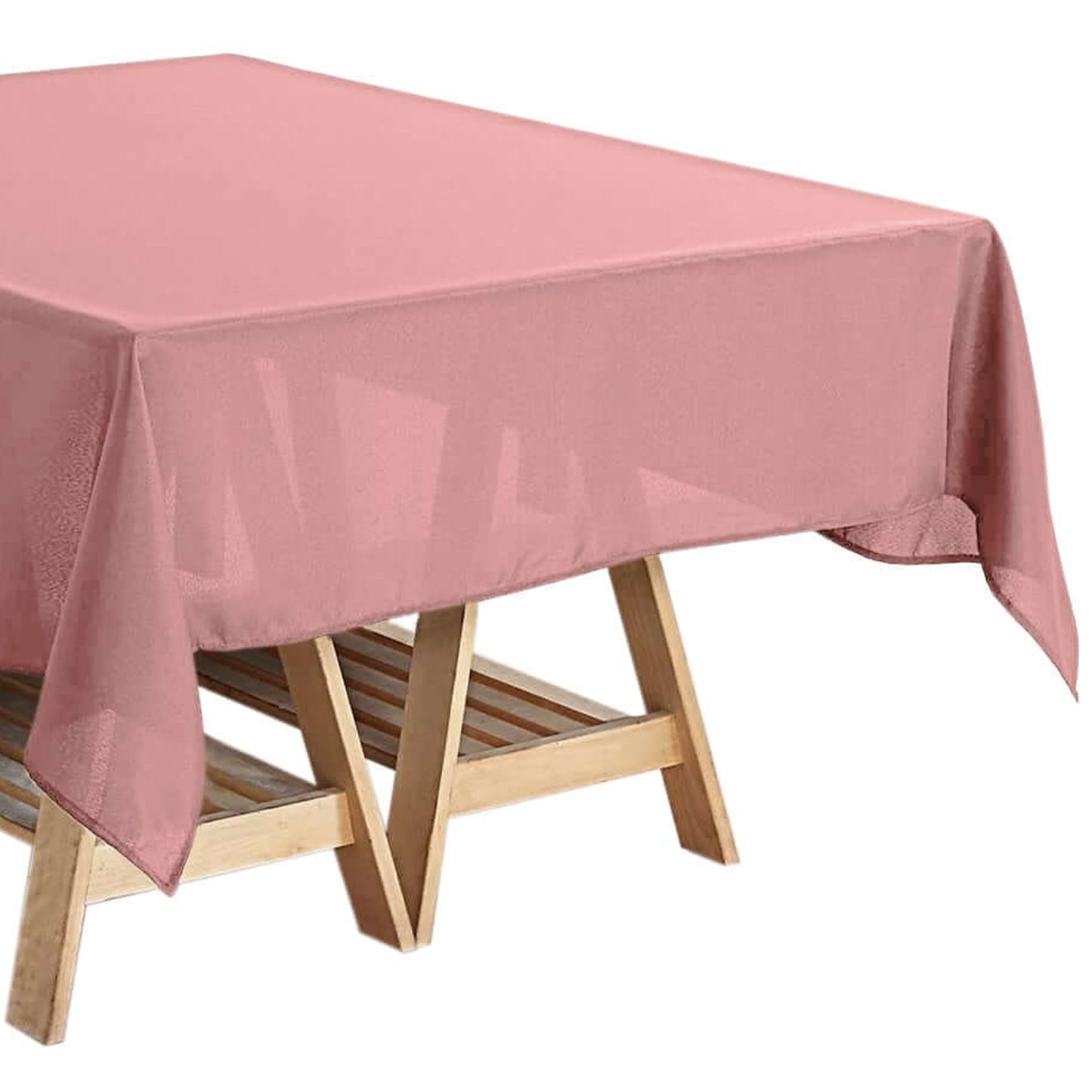 Dusty Rose Polyester Square Tablecloth 54"x54"