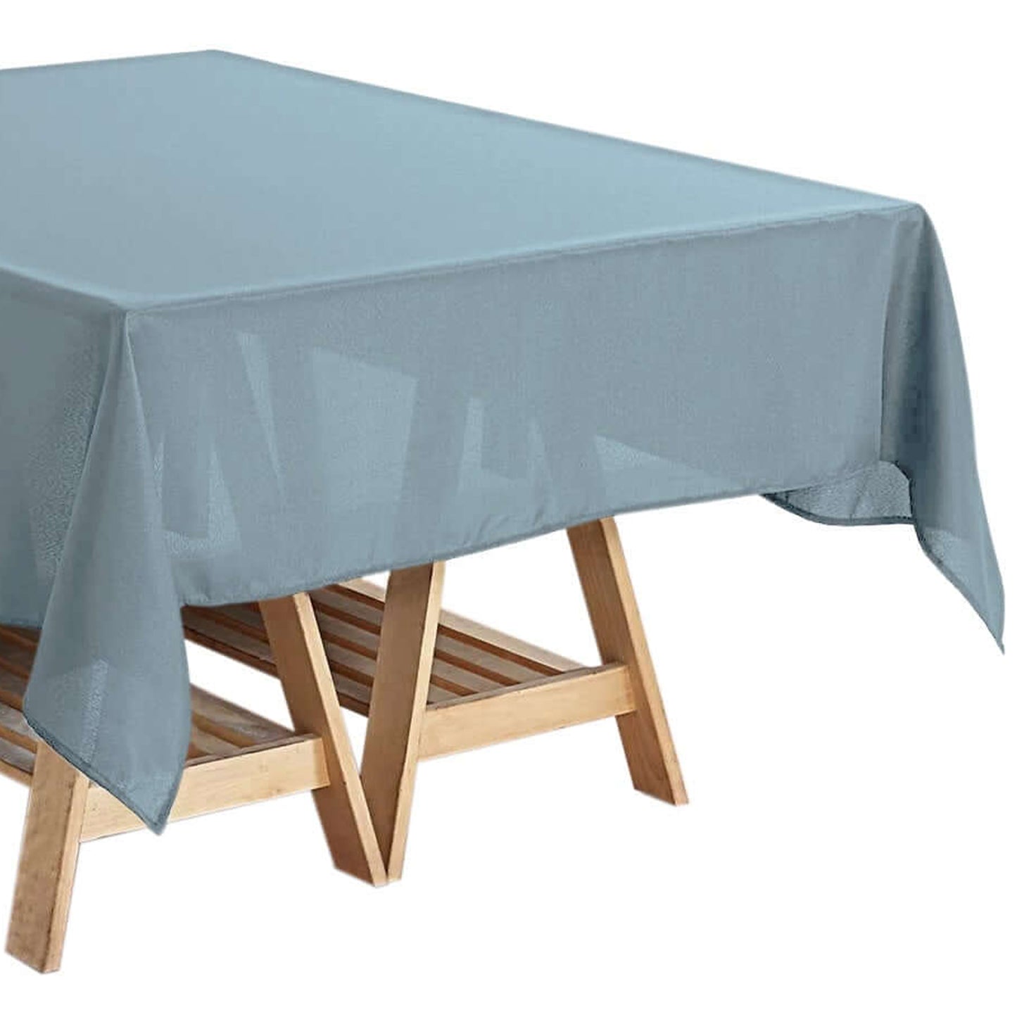 Dusty Blue Polyester Square Tablecloth 54"x54"