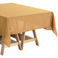 Gold Polyester Square Tablecloth 54"x54"