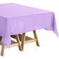 Lavender Lilac Polyester Square Tablecloth 54"x54"