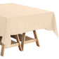 Nude Polyester Square Tablecloth 54"x54"