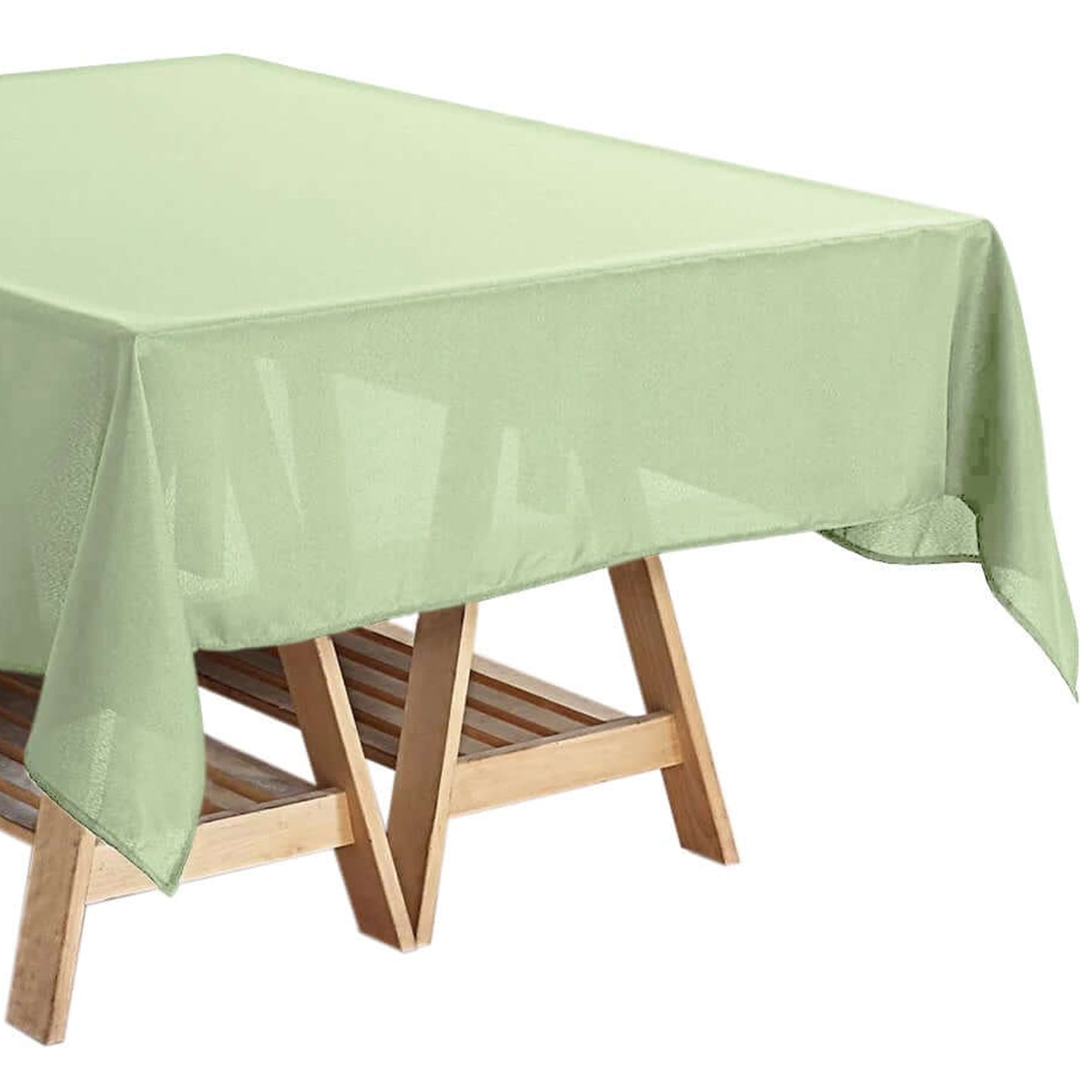 Sage Green Polyester Square Tablecloth 54"x54"