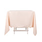 70"x70" Blush Premium Seamless Polyester Square Tablecloth - 220GSM