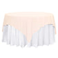 70"x70" Blush Premium Seamless Polyester Square Table Overlay - 220GSM