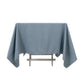 70"x70" Dusty Blue Premium Seamless Polyester Square Tablecloth - 220GSM