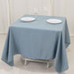 70"x70" Dusty Blue Premium Seamless Polyester Square Tablecloth - 220GSM