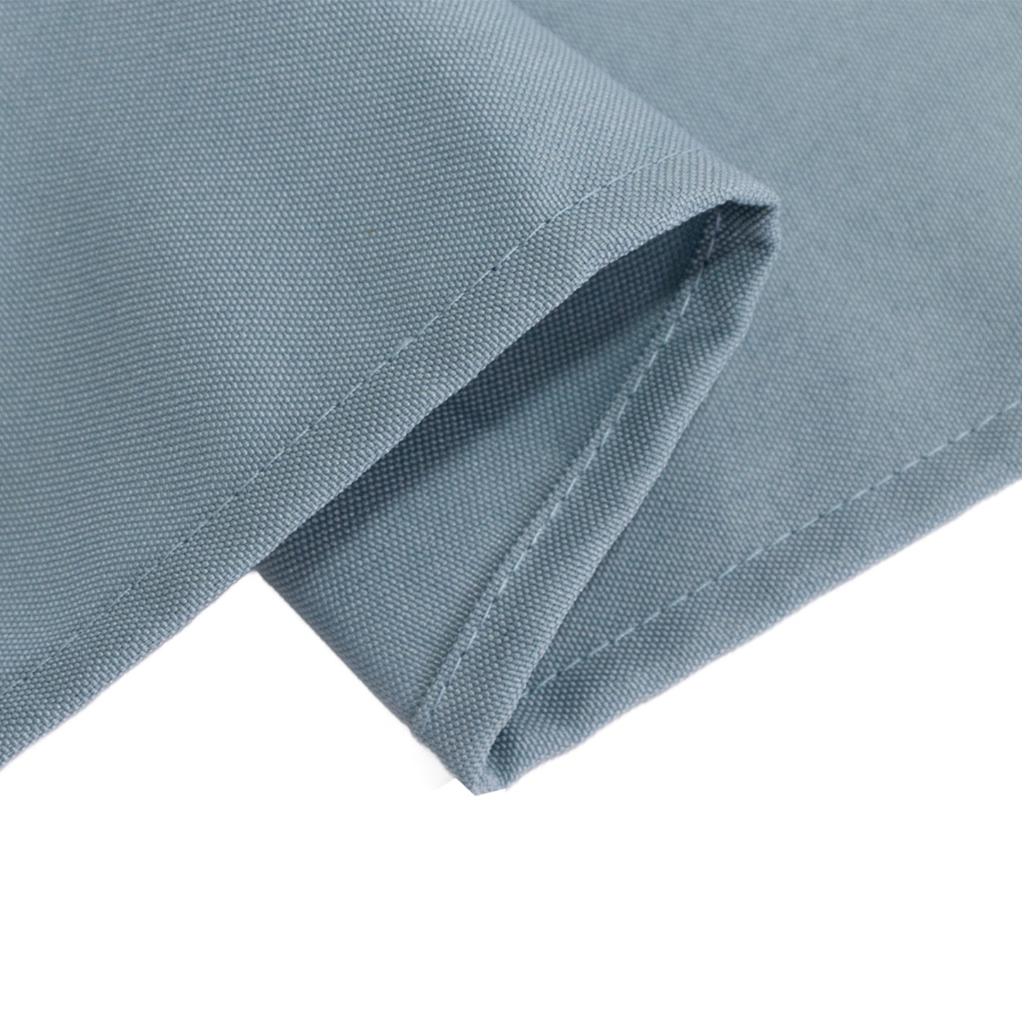 70"x70" Dusty Blue Premium Seamless Polyester Square Table Overlay - 220GSM