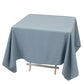 70"x70" Dusty Blue Premium Seamless Polyester Square Tablecloth - 220GSM