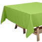 Apple Green Polyester Square Tablecloth 70"x70"