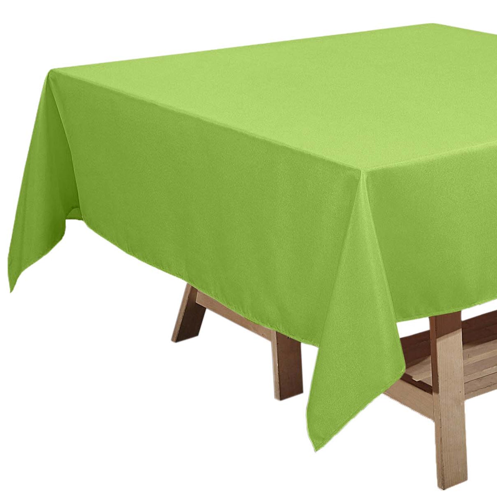 Apple Green Polyester Square Tablecloth 70"x70"