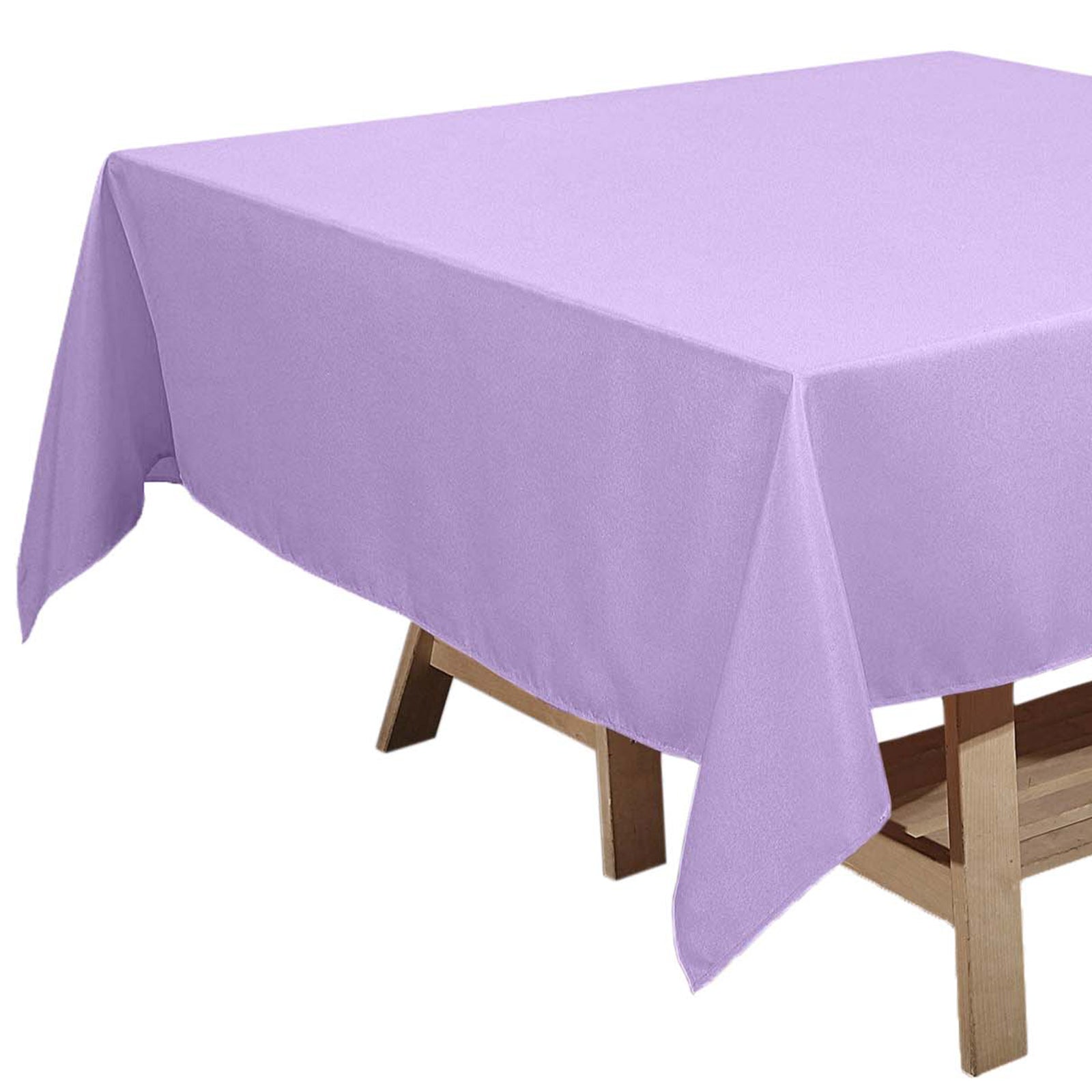 70inch Lavender Lilac Square Polyester Tablecloth