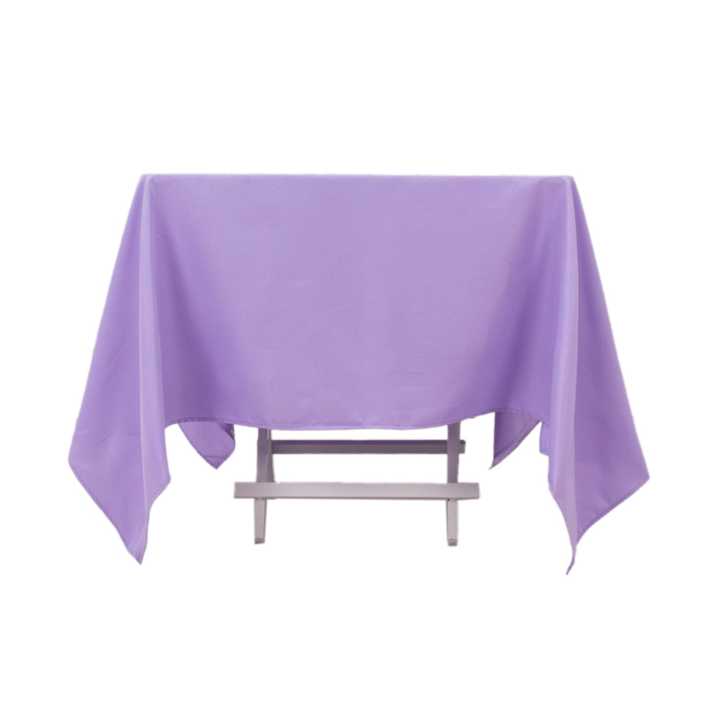 70"x70" Lavender Lilac Premium Seamless Polyester Square Tablecloth - 220GSM