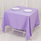 70"x70" Lavender Lilac Premium Seamless Polyester Square Tablecloth - 220GSM