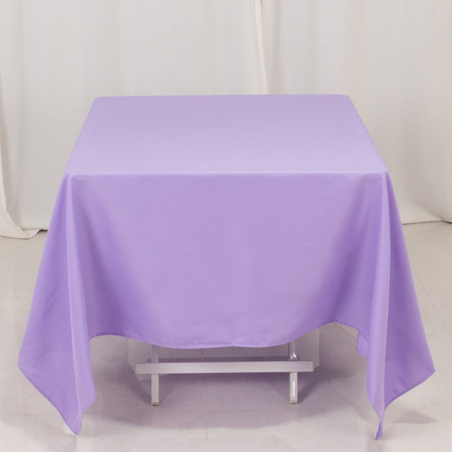 70"x70" Lavender Lilac Premium Seamless Polyester Square Tablecloth - 220GSM