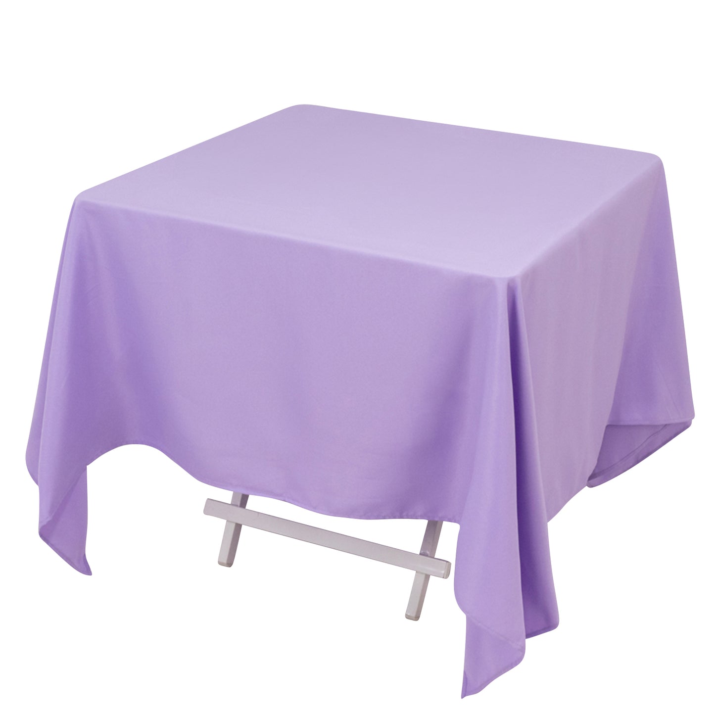 70"x70" Lavender Lilac Premium Seamless Polyester Square Tablecloth - 220GSM