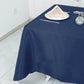 70"x70" Navy Blue Premium Seamless Polyester Square Tablecloth - 220GSM