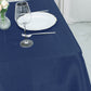 70"x70" Navy Blue Premium Seamless Polyester Square Tablecloth - 220GSM