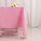 70"x70" Pink Premium Seamless Polyester Square Tablecloth - 220GSM