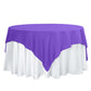 70"x70" Purple Square Seamless Polyester Overlay
