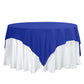 70"x70" Royal Blue Square Seamless Polyester Overlay