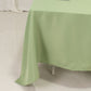70"x70" Sage Green Premium Seamless Polyester Square Tablecloth - 220GSM