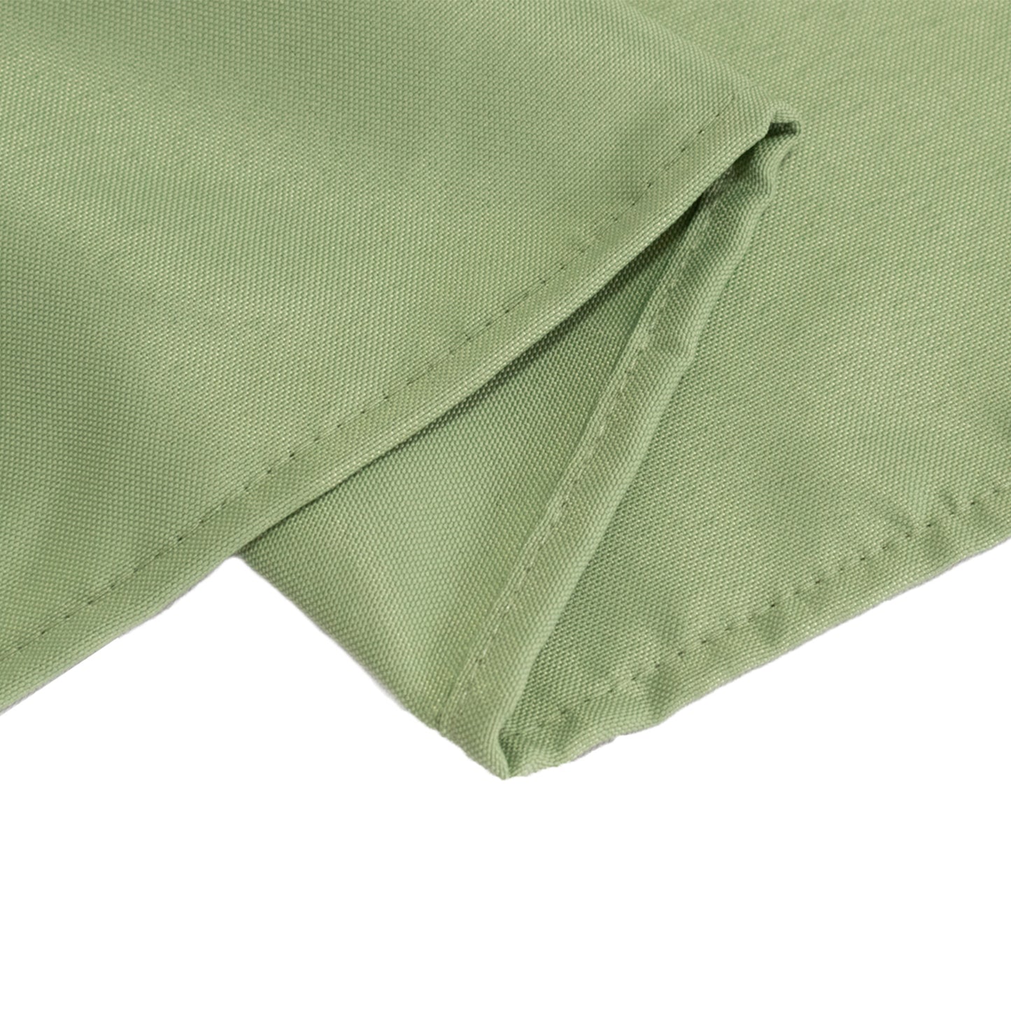 70"x70" Sage Green Premium Seamless Polyester Square Table Overlay - 220GSM