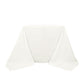 90"x90" Ivory Seamless Premium Polyester Square Tablecloth - 220GSM