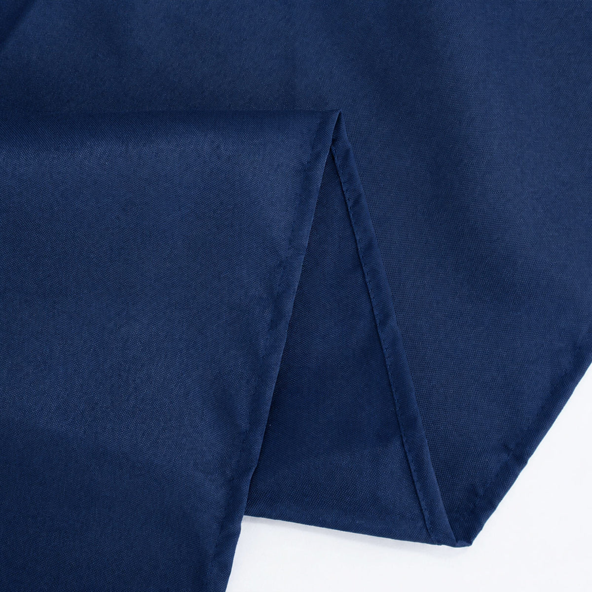 90"x90" Navy Blue Seamless Premium Polyester Square Table Overlay - 220GSM