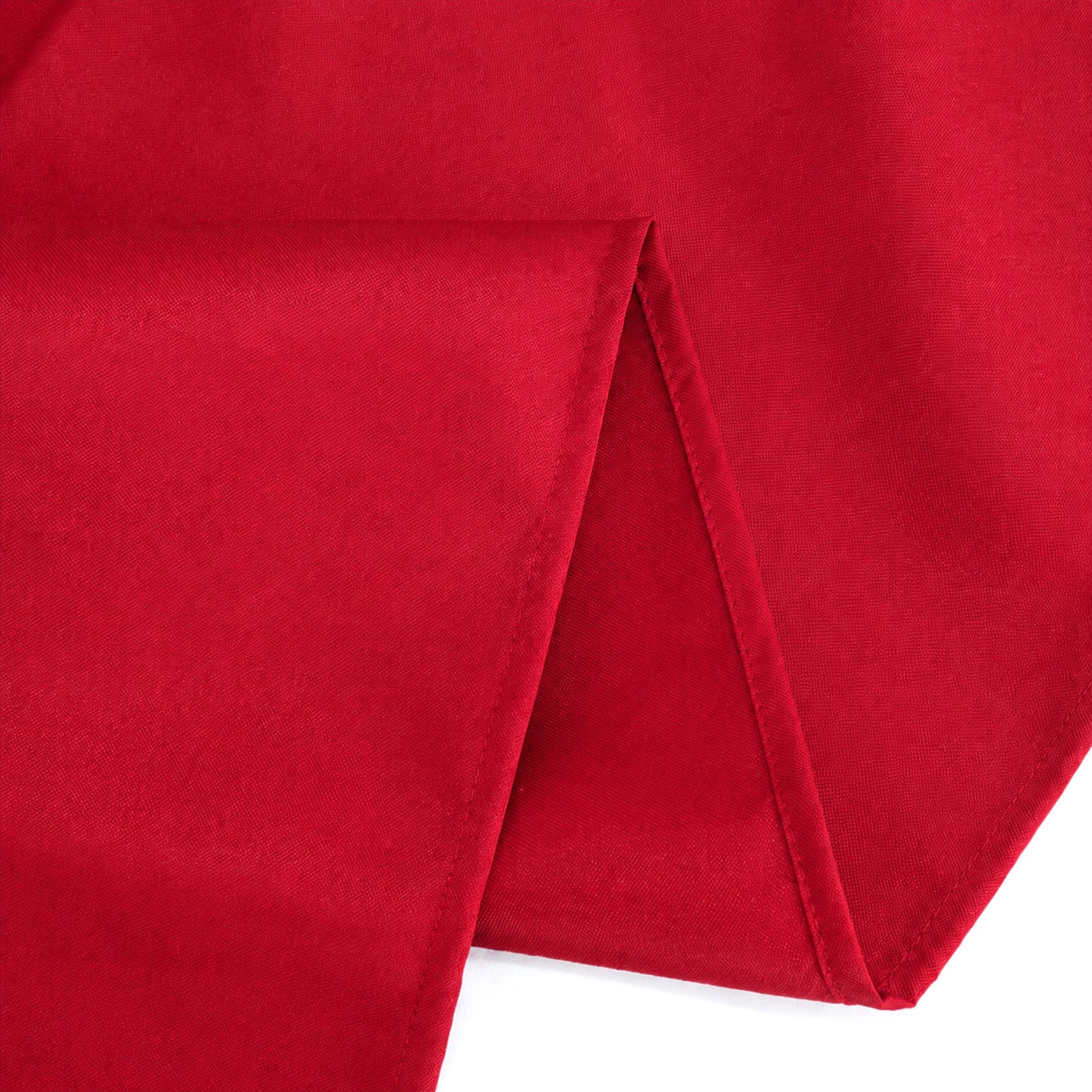 90"x90" Wine Seamless Premium Polyester Square Table Overlay - 220GSM