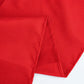 90"x90" Red Seamless Premium Polyester Square Table Overlay - 220GSM