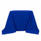 90"x90" Royal Blue Seamless Premium Polyester Square Tablecloth - 220GSM